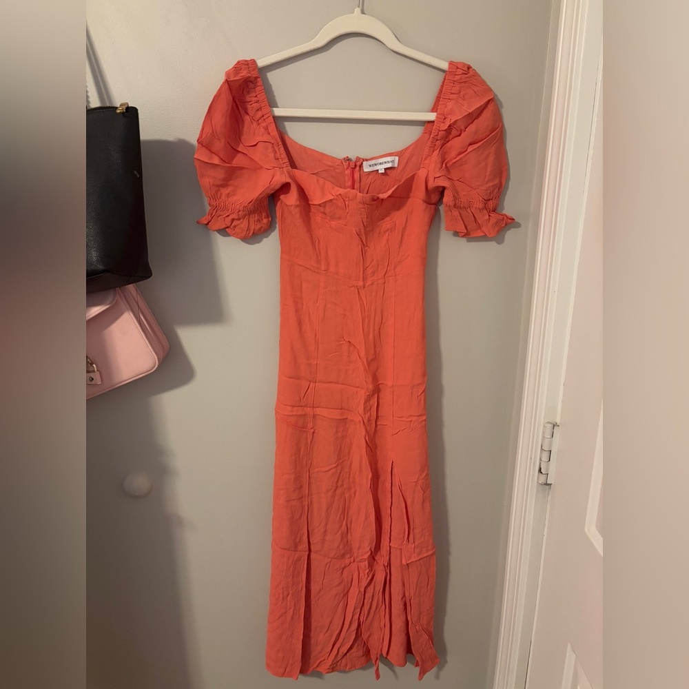 We wore what long dress